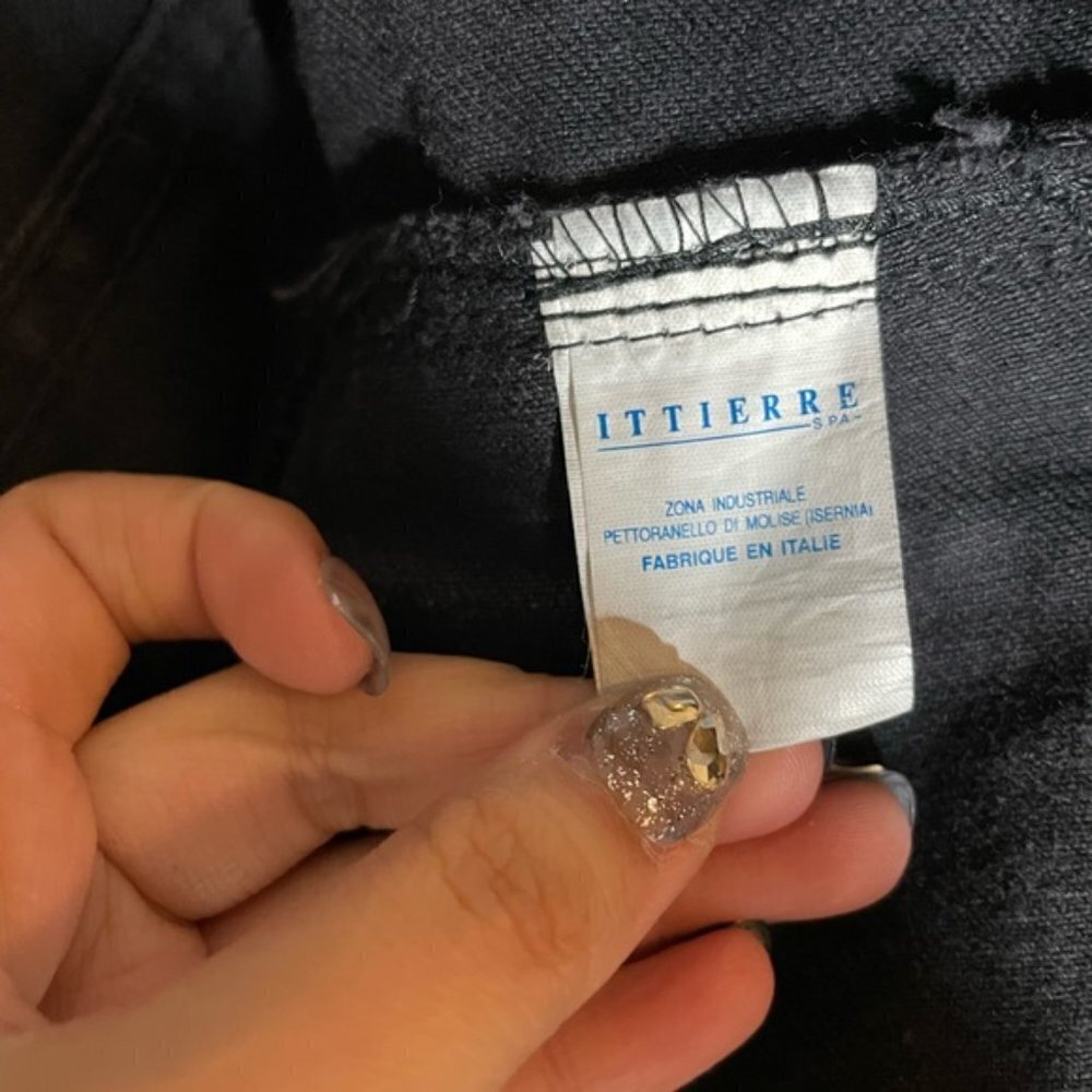 Dolce & Gabbana ITTIERRE SPA Black Denim Jacket size S - Picture 7 of 8